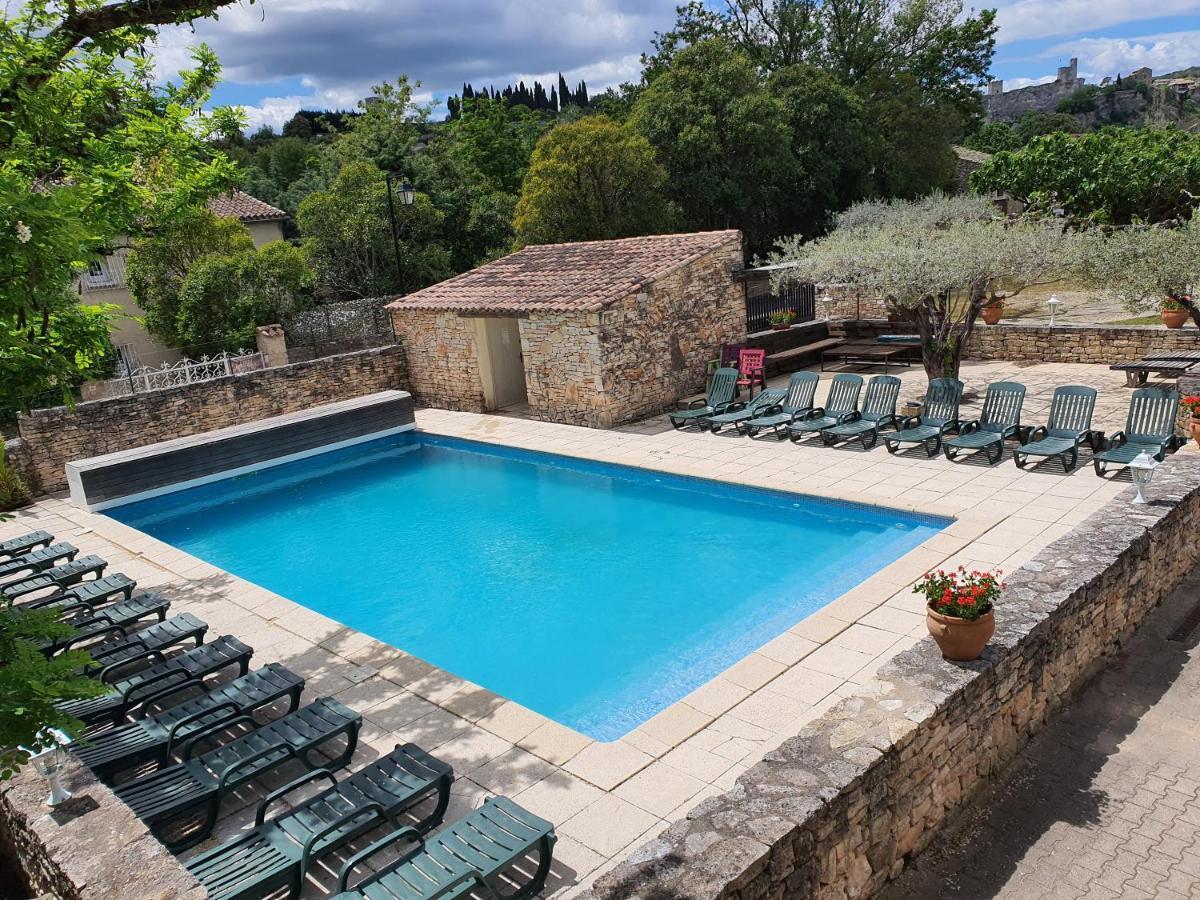 Logis Hotel Restaurant L'Escarbille Saint-Martin-dʼArdèche Εξωτερικό φωτογραφία